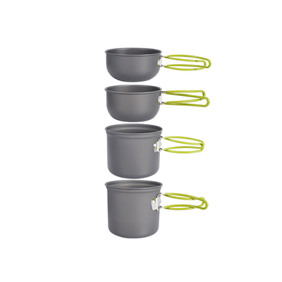 1-2L Military Camping Gear Aluminum Military Cooking Set For 3-4 People
