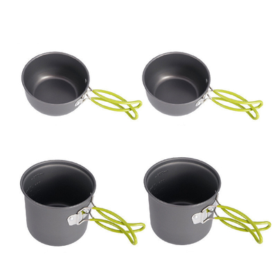 1-2L Military Camping Gear Aluminum Military Cooking Set For 3-4 People