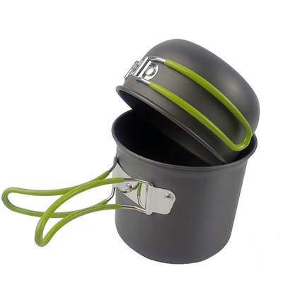 1-2L Military Camping Gear Aluminum Military Cooking Set For 3-4 People