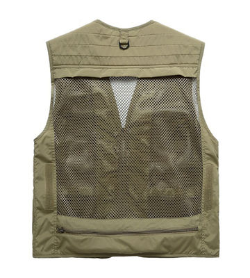Multi-Pocket Vest Undershirt Outdoor Fishing Gear Hiking Travel Journalist Photography Camping