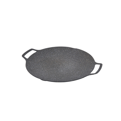 Maifan Stone Cast Iron BBQ Grill Pan Aluminum Die Casting 38*33cm