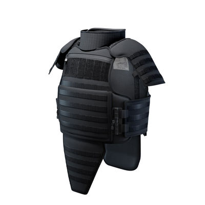 เสื้อกั๊กกองทัพสารหน่วงไฟที่กำหนดเองกันกระสุน Black Stab-Proof Vest